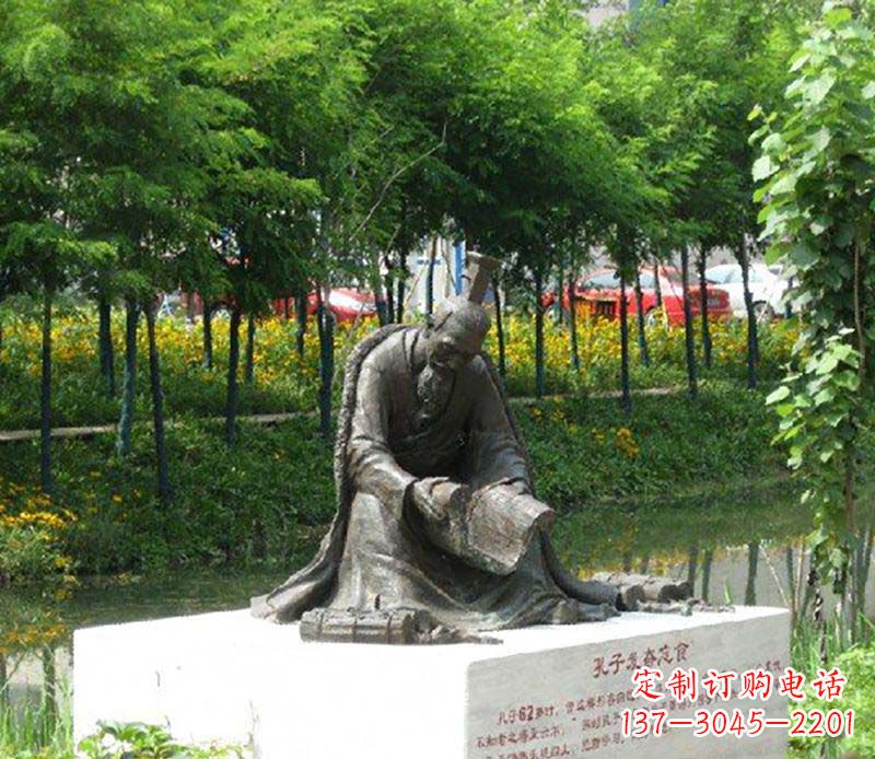 潍坊孔子雕塑，传承古代名人精神