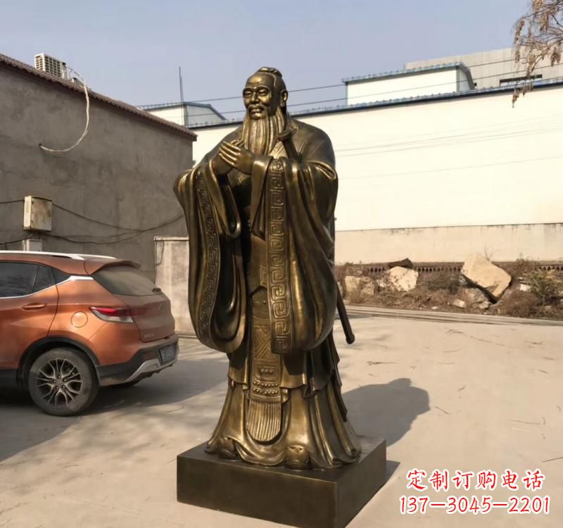 潍坊中领雕塑缔造最具文化内涵的孔子雕塑
