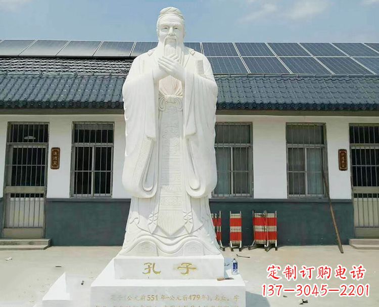 潍坊博大精深的孔子雕塑