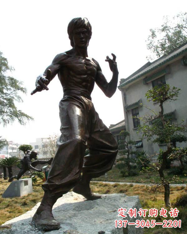 潍坊专业定制李小龙铜雕