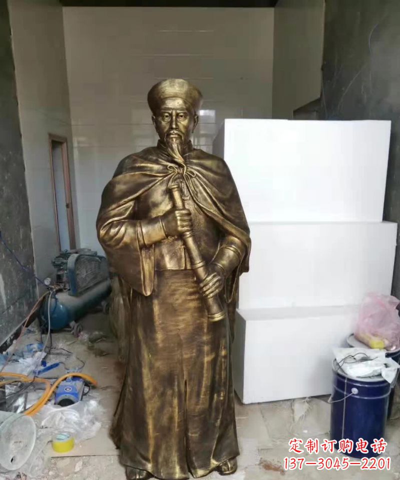 潍坊荣耀中国历史人物——林则徐铜雕