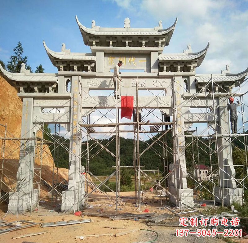 潍坊临高石雕牌坊公园，让您找到最好的牌坊雕塑