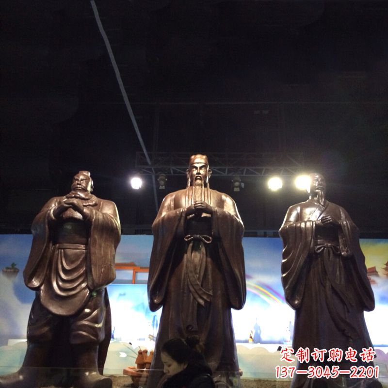 潍坊经典绝版,古代风靡,桃园三结义关羽雕塑