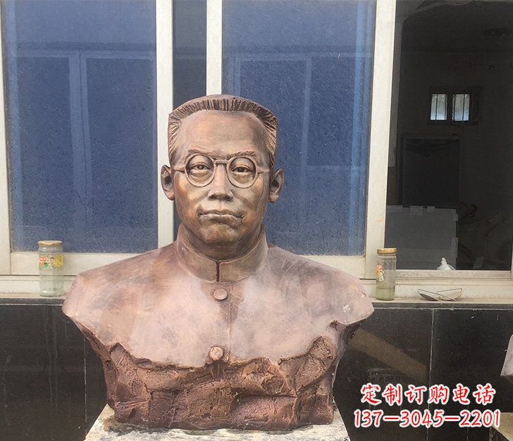 潍坊精致的刘伯承头像铜雕