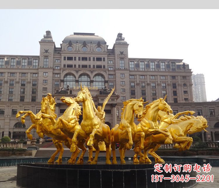 潍坊马动物铜雕,令您流连忘返