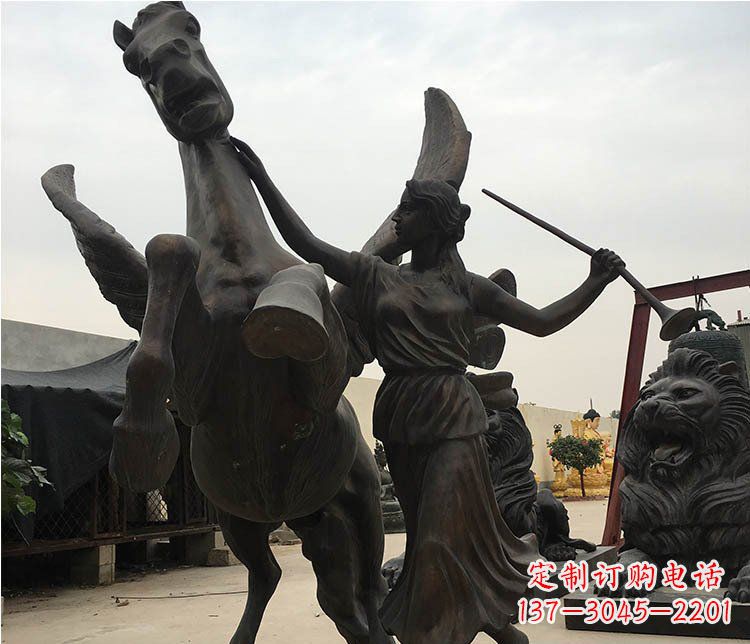 潍坊精美马动物铜雕摆件