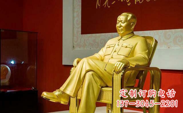 潍坊雕刻毛主席偉人銅像，傳遞壹代領袖偉大革命精神