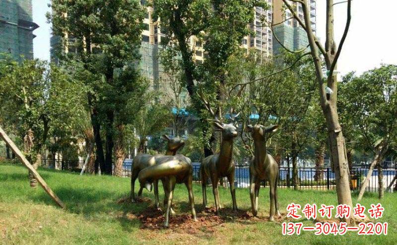 潍坊青铜雕刻的梅花鹿,给您的生活带来另一种美感