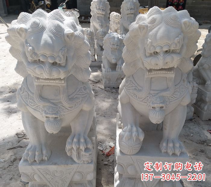 潍坊象征力量的狮子雕塑