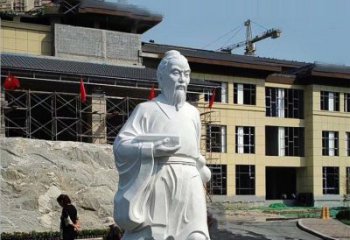 潍坊高雅精美的华佗白玉石雕像