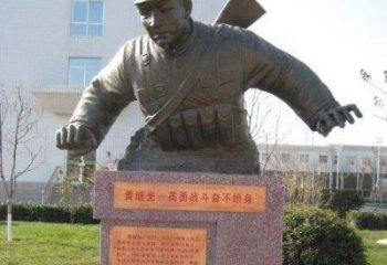 潍坊精美黄继光铜雕，品质保证