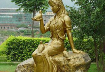 潍坊激发无限灵感的精美鸽子雕塑