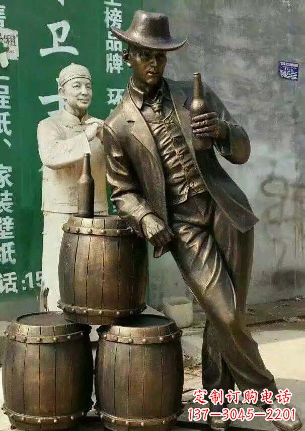 潍坊精美高雅的牛仔铜雕
