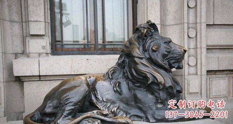 潍坊心动不如行动,西洋狮子铜雕真实还原精美