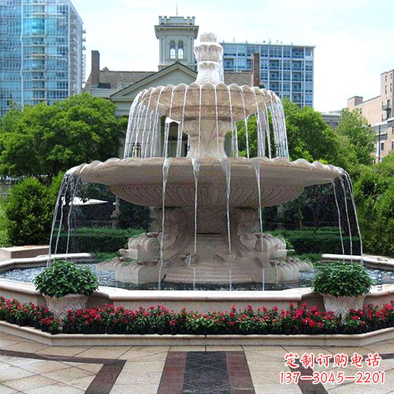 潍坊优质喷泉石雕,造就美好风水