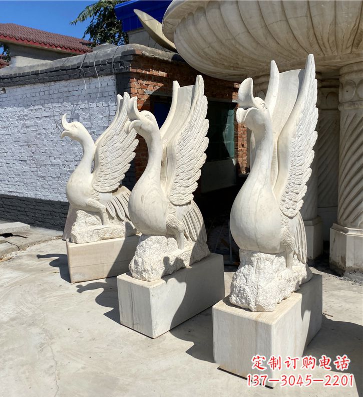 潍坊金羽天鹅雕塑,给您的公园带来浪漫景致