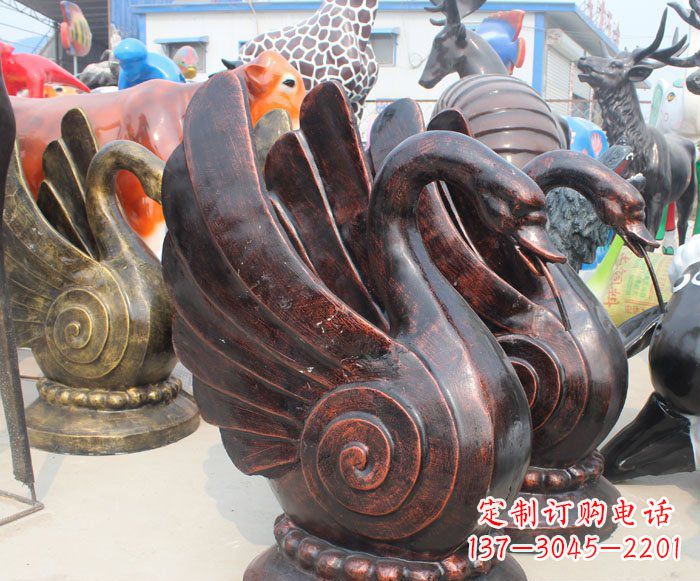 潍坊以无与伦比的艺术品呈现——中领雕塑天鹅雕塑