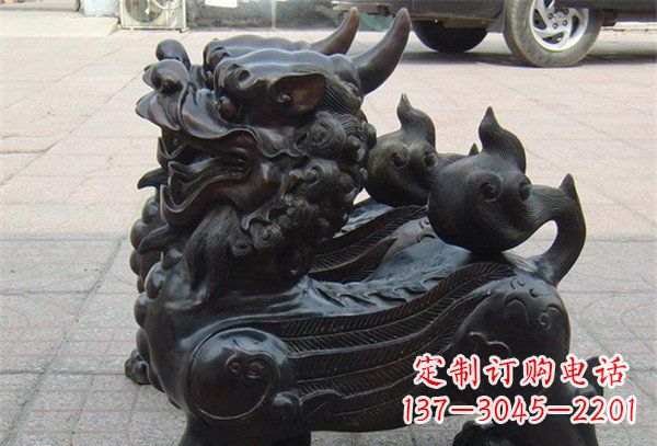 潍坊象征保护,美轮美奂的貔貅辟邪神兽铜雕