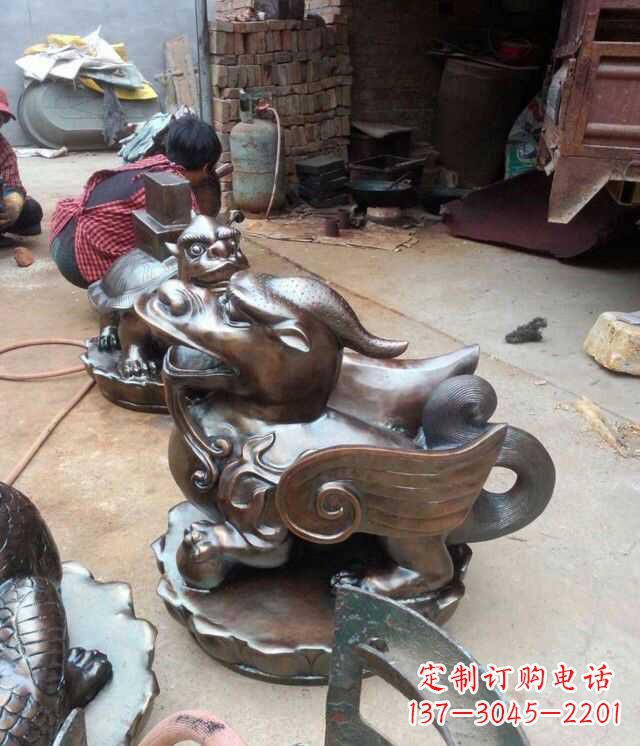 潍坊中领雕塑貔貅铜雕高雅非凡