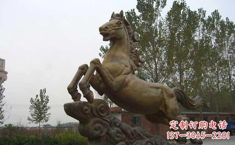 潍坊领雕塑专业设计制作高端精美的马铜雕,装饰…
