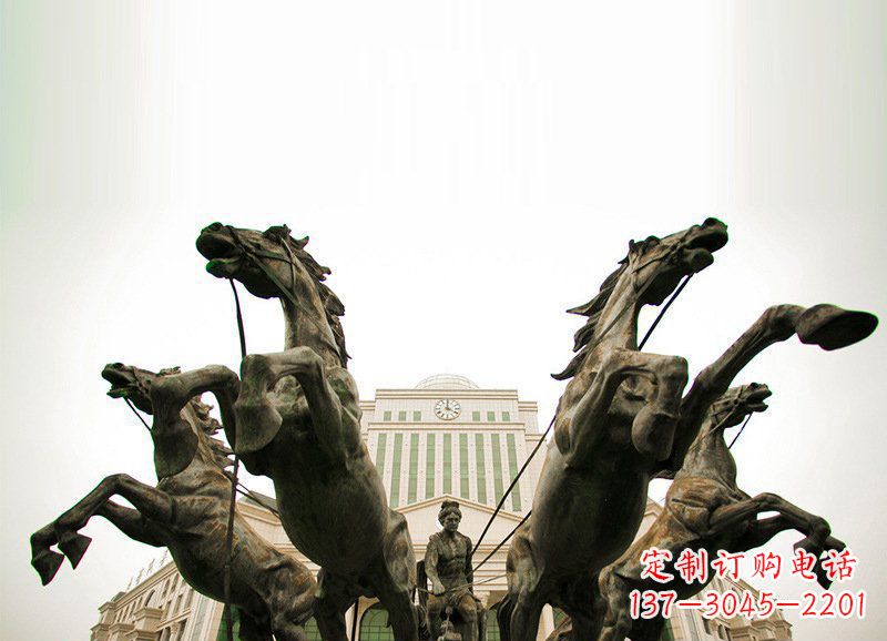 潍坊优雅马车雕塑,精致雕琢,点缀你的生活