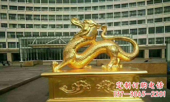 潍坊正宗青龙铜雕，精致细腻的艺术品
