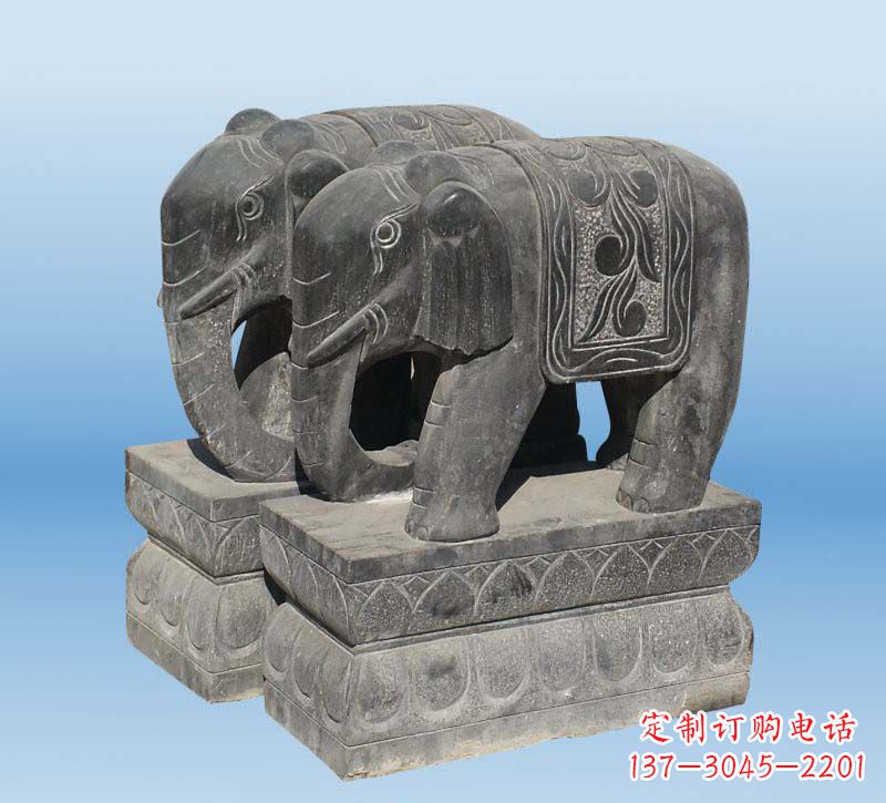 潍坊仿古石雕大象，雕刻出精美之美