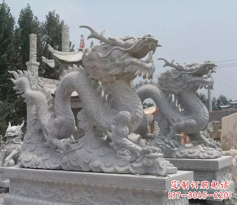 潍坊高质量青石龙雕制作