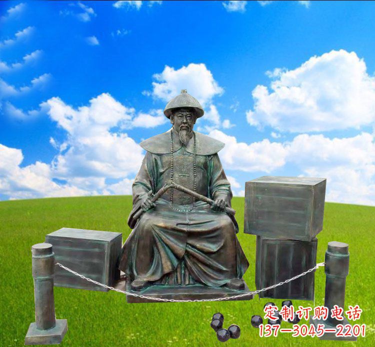 潍坊青铜雕刻的传奇——林则徐铜雕