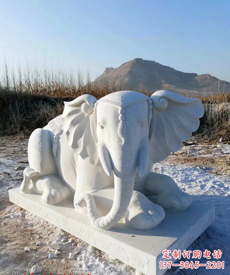 潍坊追忆历史,清明上坟大象石雕