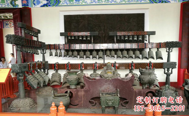 潍坊编钟古典铜雕，灵魂之声传承