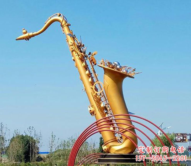 潍坊中领雕塑:萨克斯铜雕高质量制作
