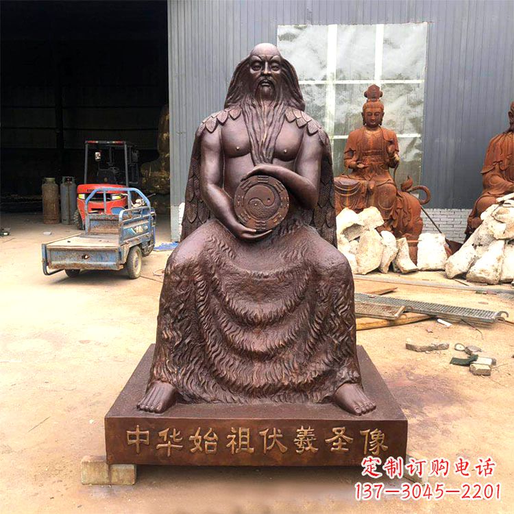 潍坊中华传统历史雕塑——华始祖伏羲像