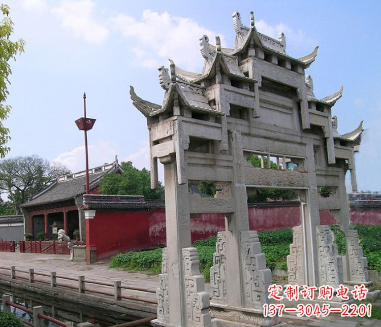 潍坊专业大型牌坊石雕制作