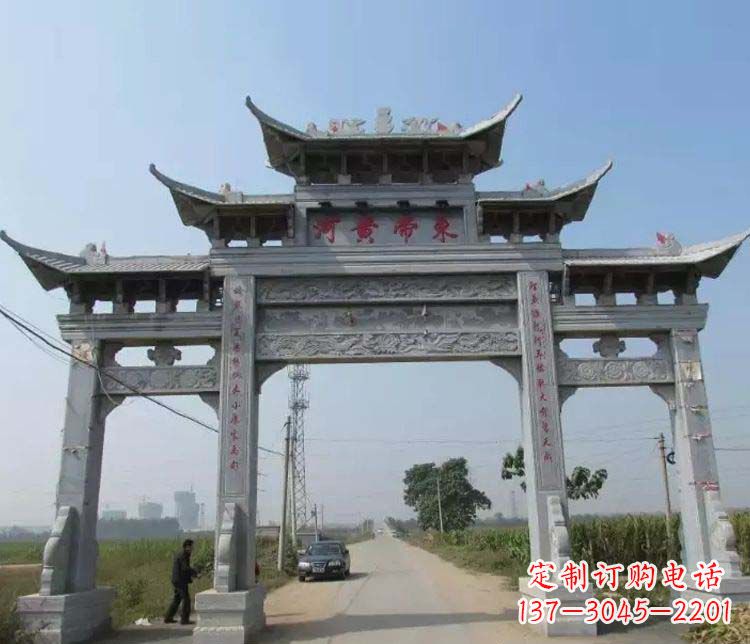 潍坊精品牌坊石雕,令您赞叹不已