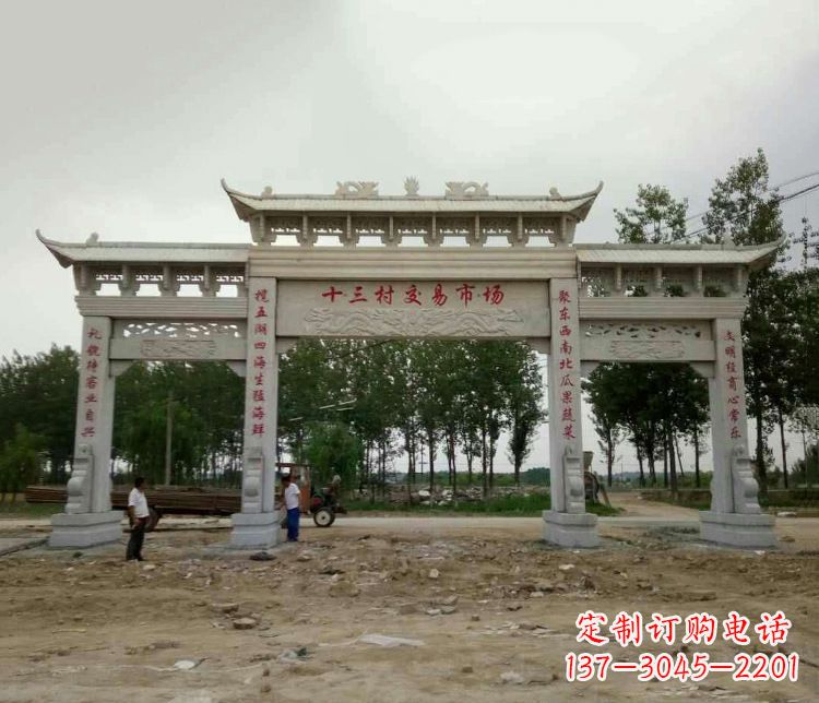 潍坊精美石牌坊雕塑,令你惊艳无比