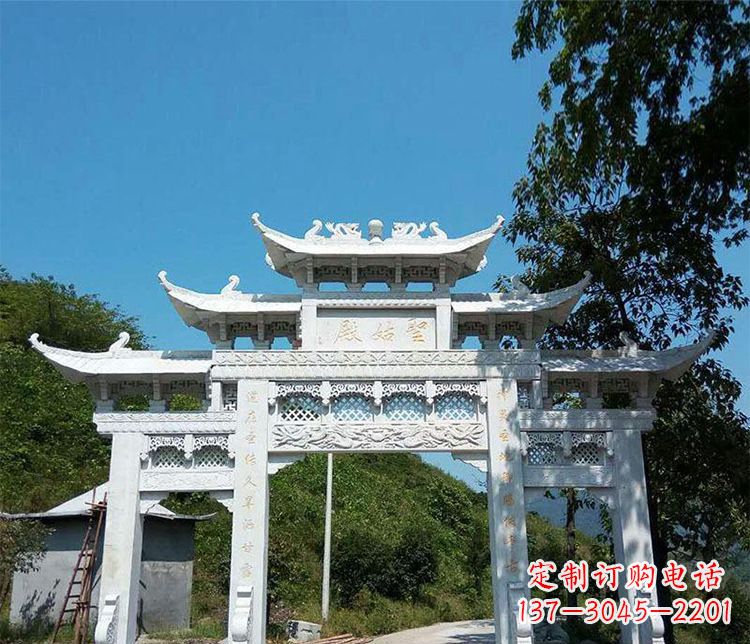 潍坊钜大牌坊石雕——传承古典精美之美
