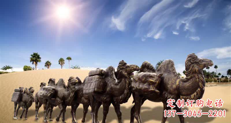 潍坊沙漠骆驼铜雕