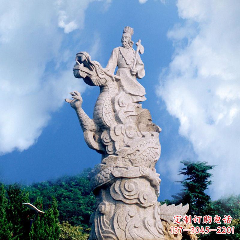潍坊具有历史意义的颛顼汉白玉雕塑