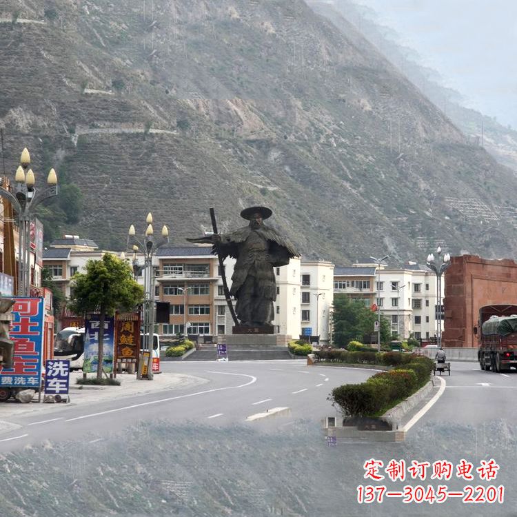 潍坊唯美雕塑--大禹城市街道景观雕像