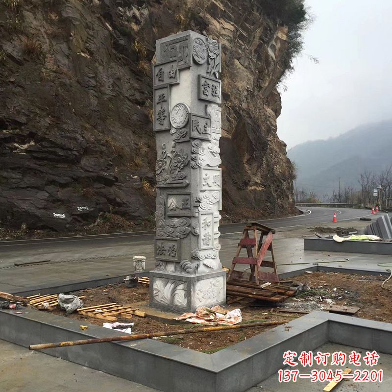 潍坊社会主义核心价值观雕塑,传承中华文明