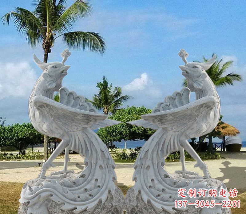 潍坊精美凤凰石雕,让你的空间闪耀光芒