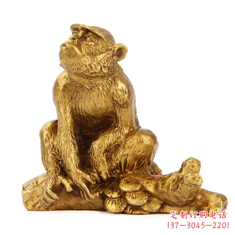 潍坊铸铜鎏金动物雕塑,给家居添彩