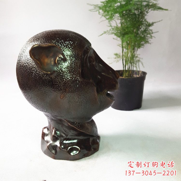 潍坊中领雕塑:精美艺术品——猴年生肖铜兽雕塑