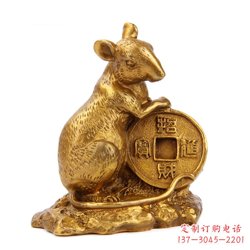 潍坊高质量铸铜鎏金动物雕塑