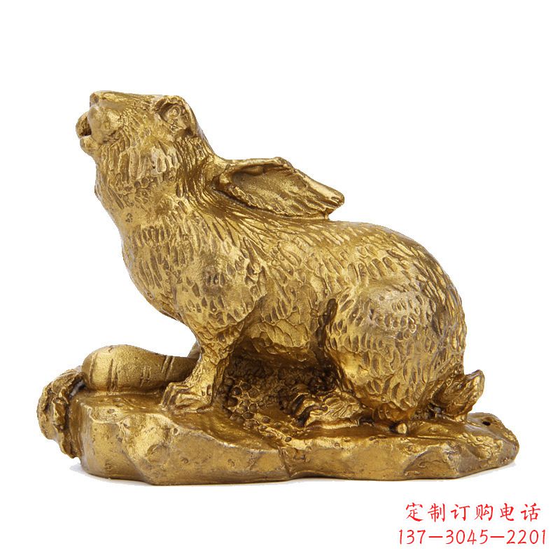 潍坊精美铸铜鎏金动物雕塑