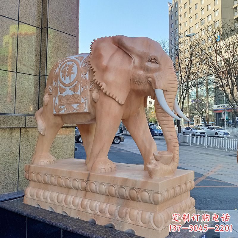 潍坊真实神圣的大象雕塑