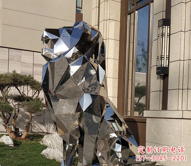 潍坊历史荣耀:狮子雕塑门口摆件