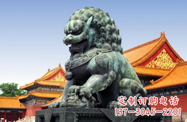 潍坊贵族气派,古典青铜狮子雕塑