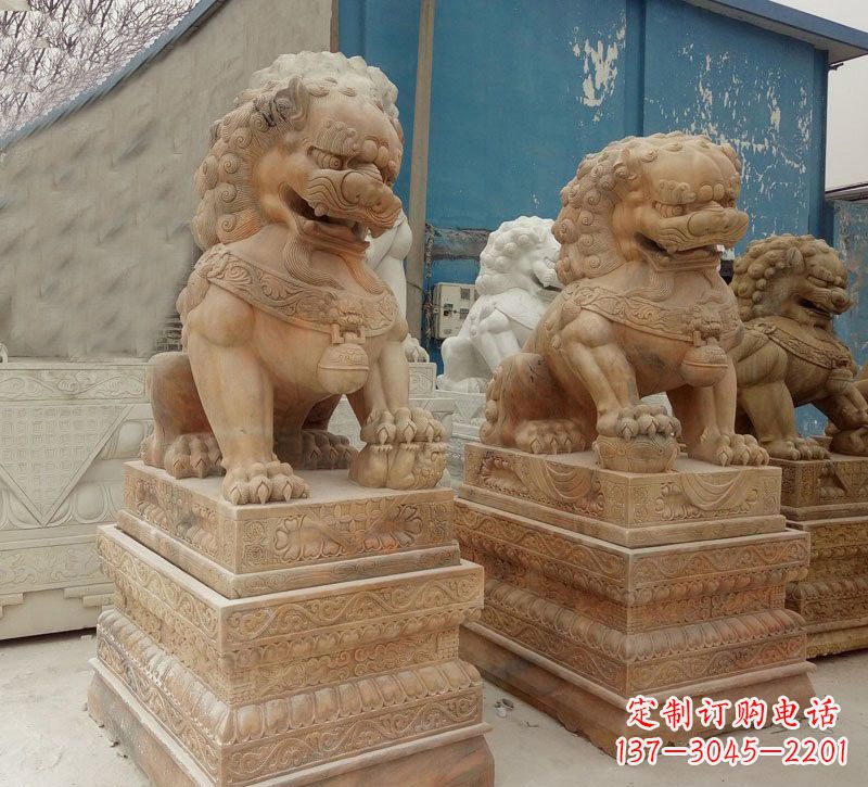 潍坊专业定制狮子雕塑,高品质打造艺术精品